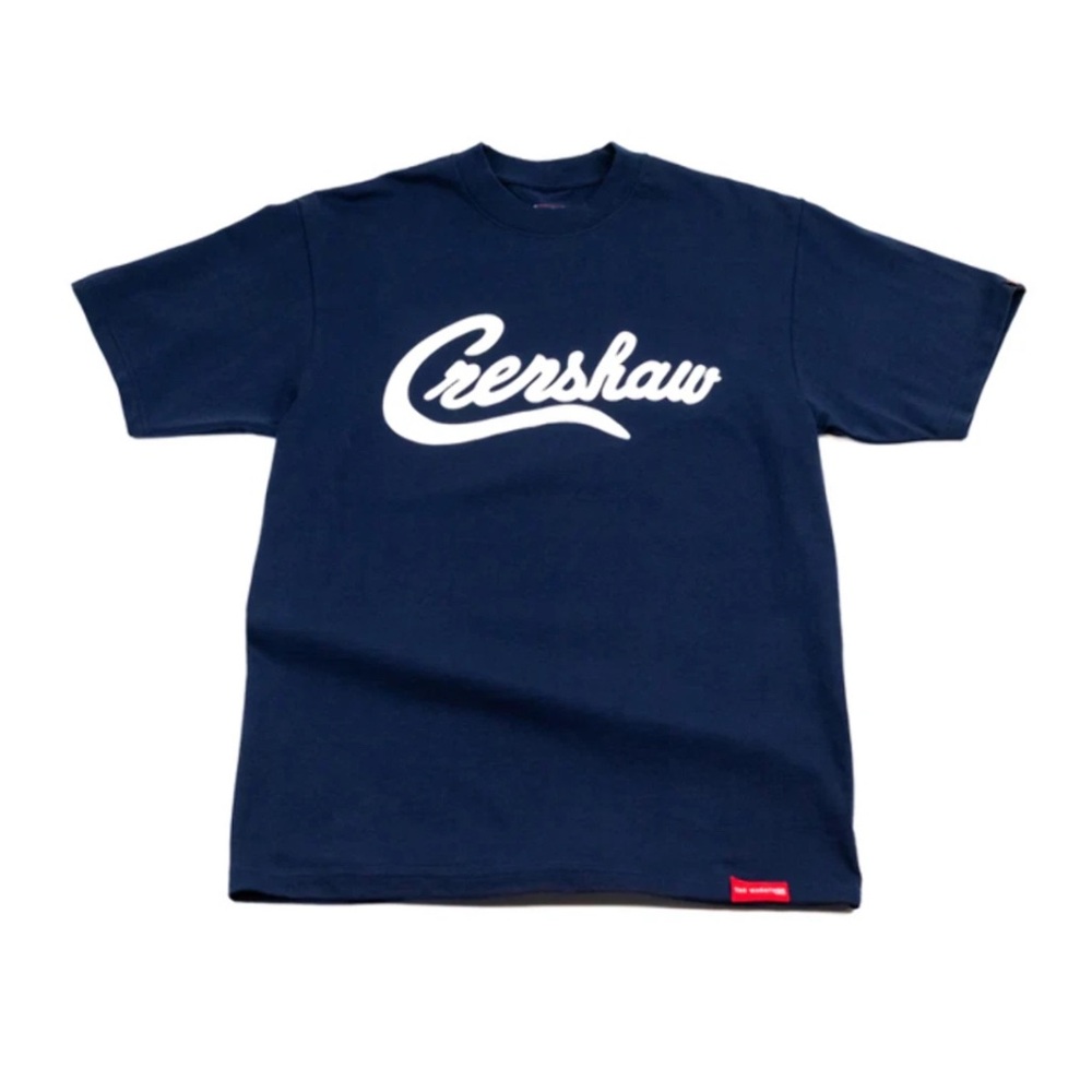 The Marathon Clothing Navy Blue Crenshaw Tee